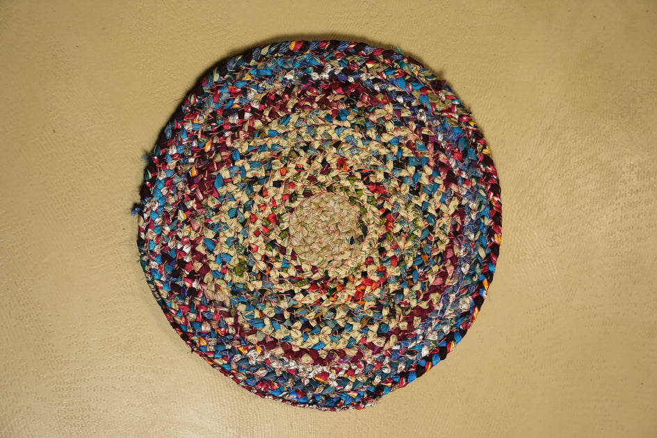 Braided round mat 4548cm Uma Nomad