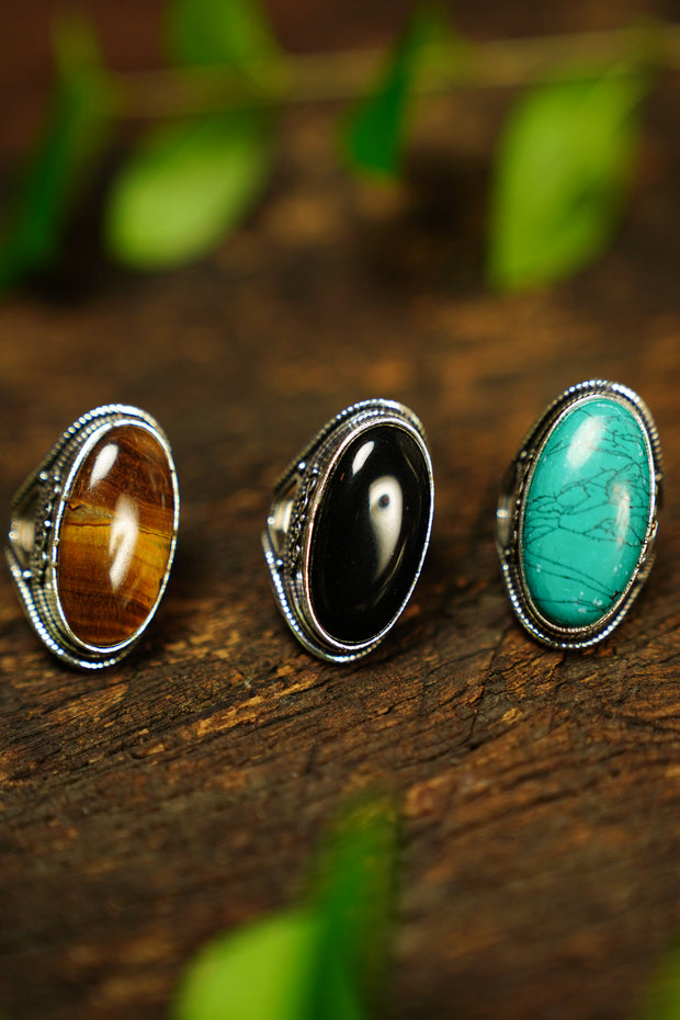 Bohemian Sustainable Fashion - Copper Ring 'akụ' - Uma Nomad