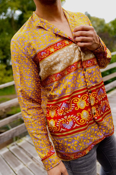 Bohemian Sustainable Fashion - Shirt 'Umoja' - Large - Uma Nomad