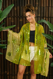 Bohemian Sustainable Fashion - Vintage Bollywood scarf ‘Dupatta’ - with imperfections - Uma Nomad
