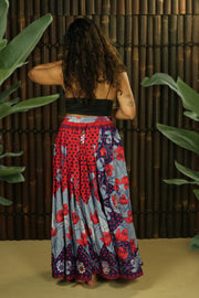 Bohemian Sustainable Fashion - Skirt 'Taonga' • Double Slit • XXS - L • with imperfection - Uma Nomad