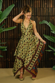 Bohemian Sustainable Fashion - Dress 'Eunoia' - with imperfections - Uma Nomad