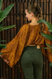 Bohemian Sustainable Fashion - Crop Top 'Bhava' - with imperfections - Uma Nomad