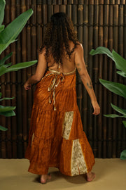 Bohemian Sustainable Fashion - Maxi Dress 'Ailyak' - with imperfection - Uma Nomad