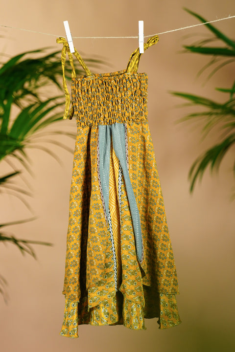 Bohemian Sustainable Fashion - Bohemian Children's Dress 'Arushi' - Age: 2-4 - Uma Nomad