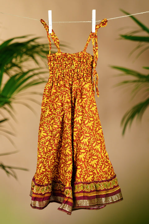 Bohemian Sustainable Fashion - Bohemian Children's Dress 'Taonga' - Age: 1.5-3 - Uma Nomad