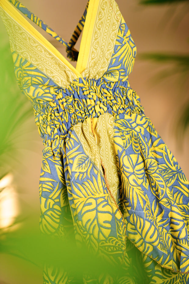 Bohemian Sustainable Fashion - Bohemian Children's Dress 'Parea' - Age: 1.5-3 - Uma Nomad