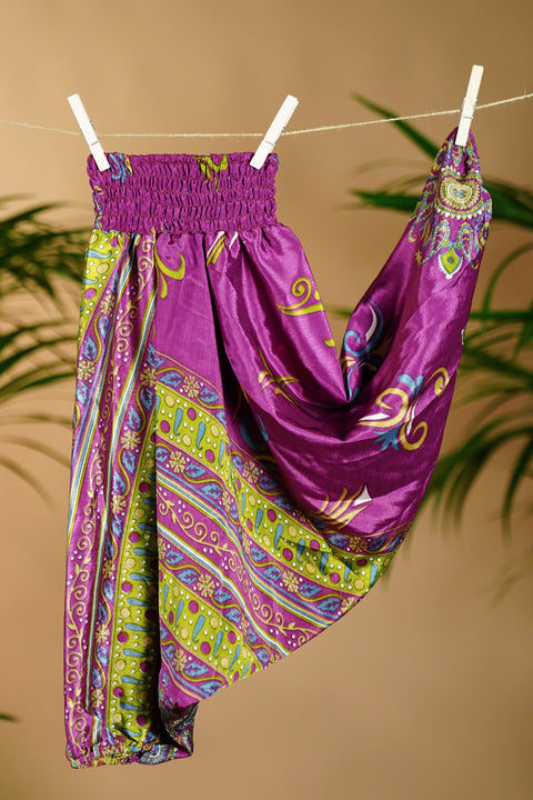 Bohemian Sustainable Fashion - Little Harem pants 'Kutamba' - Age: 1,5 - 3,5 - Uma Nomad
