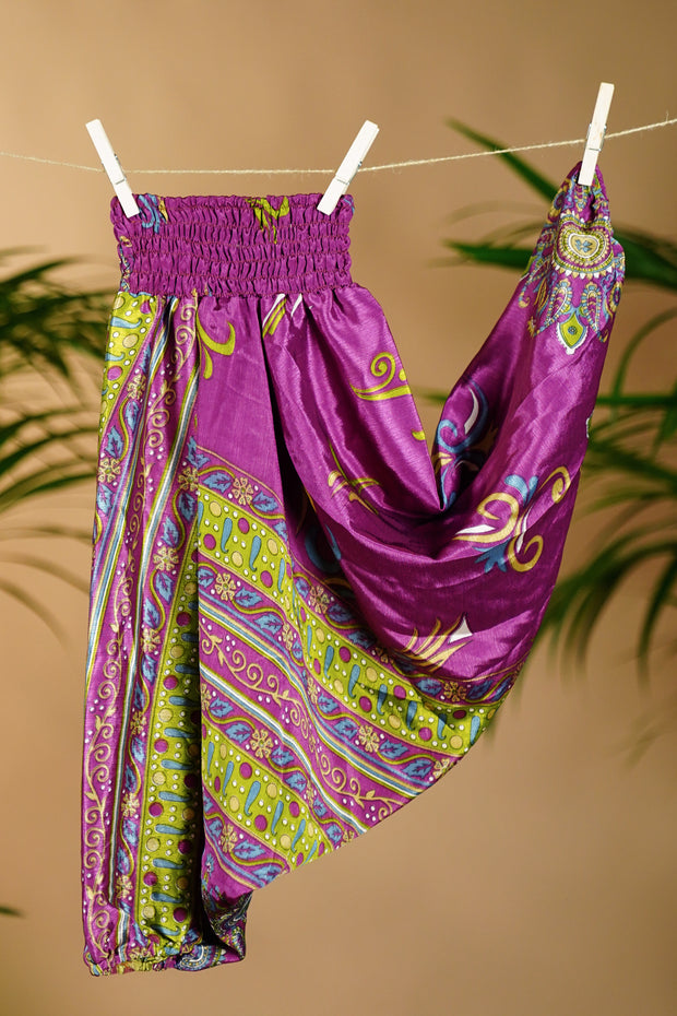 Bohemian Sustainable Fashion - Little Harem pants 'Kutamba' - Age: 1,5 - 3,5 - Uma Nomad