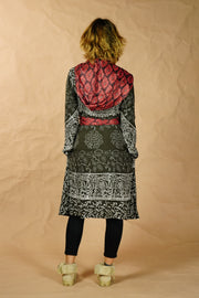 Bohemian Sustainable Fashion - Reversible Jacket ‘Isa’ • XS/S • short • cotton lining - Uma Nomad