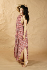 Bohemian Sustainable Fashion - Dress 'Cesur' Blok Print - Uma Nomad