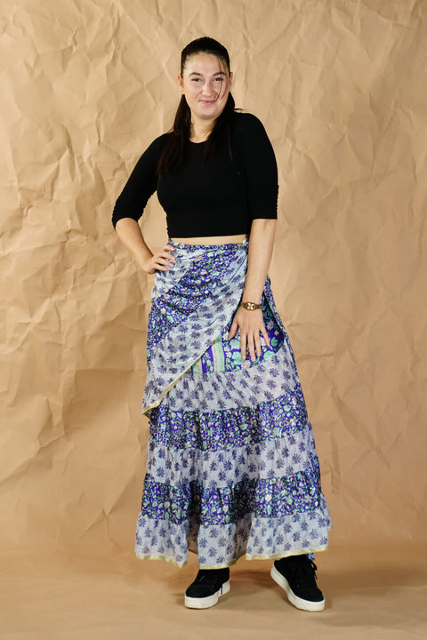 Bohemian Sustainable Fashion - Wrap Skirt 'Kesali' - Uma Nomad