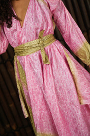 Bohemian Sustainable Fashion - Dress 'Eunoia' with Sleeves - Uma Nomad