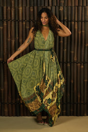 Bohemian Sustainable Fashion - Dress 'Eunoia' - with imperfections - Uma Nomad