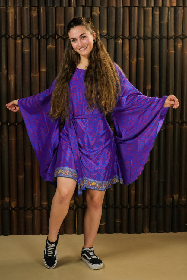 Bohemian Sustainable Fashion - Butterfly Tunic Dress 'Farfalla' - reserved for Maeve - Uma Nomad
