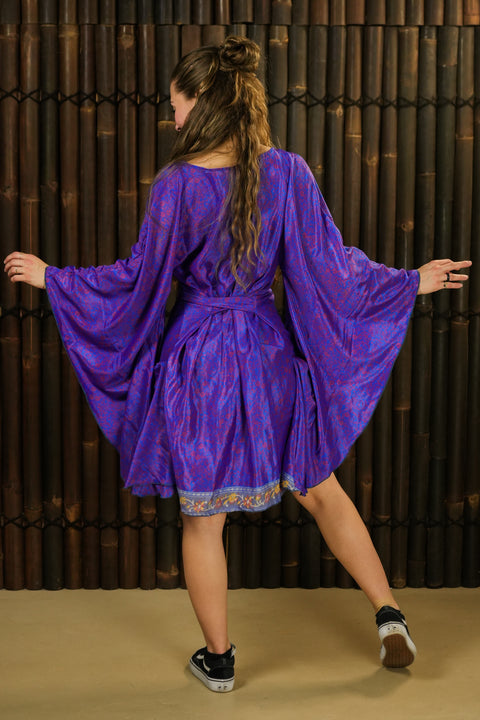 Bohemian Sustainable Fashion - Butterfly Tunic Dress 'Farfalla' - reserved for Maeve - Uma Nomad