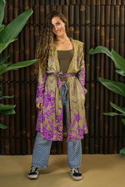 Bohemian Sustainable Fashion - Reversible Jacket ‘Isa’ • XS/S • short - Uma Nomad