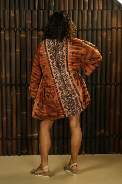 Bohemian Sustainable Fashion - Reversible Jacket ‘Kalon’ - Uma Nomad