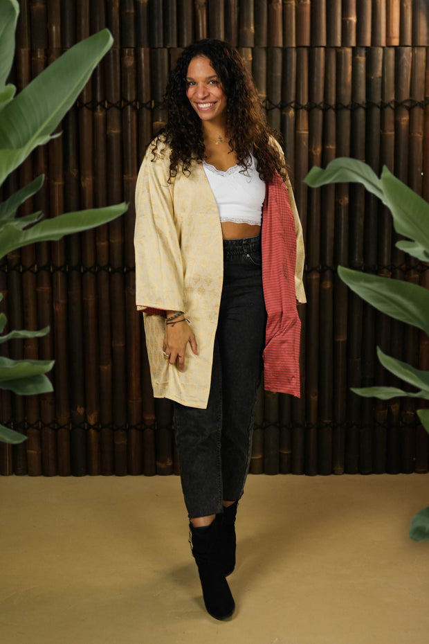 Bohemian Sustainable Fashion - Reversible Jacket ‘Kalon’ - Uma Nomad