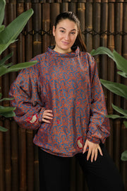 Bohemian Sustainable Fashion - Reversible jumper 'Fargin' | Long - Uma Nomad