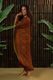 Bohemian Sustainable Fashion - Extra Large Kaftan 'Rahma' - Uma Nomad