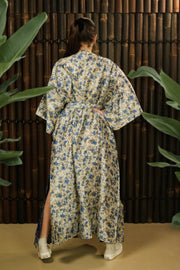 Bohemian Sustainable Fashion - Kimono-inspired Jacket and Dress 'Ruhe' - Uma Nomad