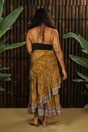 Bohemian Sustainable Fashion - Wrap Skirt 'Kesali' • XXS to M - Uma Nomad