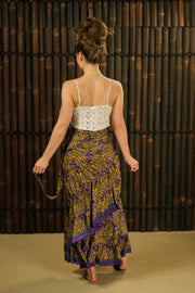 Bohemian Sustainable Fashion - Wrap Skirt 'Kesali' - extended size range - Uma Nomad
