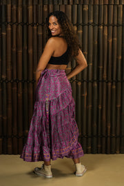 Bohemian Sustainable Fashion - Wrap Skirt 'Kesali' • XXS to XL - Uma Nomad