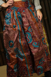 Bohemian Sustainable Fashion - Skirt 'Pagala' • XS-M • With lining - Uma Nomad