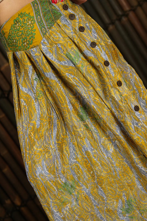 Bohemian Sustainable Fashion - Skirt 'Pagala' • M-L - Uma Nomad
