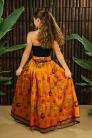 Bohemian Sustainable Fashion - Skirt 'Taonga' • Single Slit • XXS to L - Uma Nomad