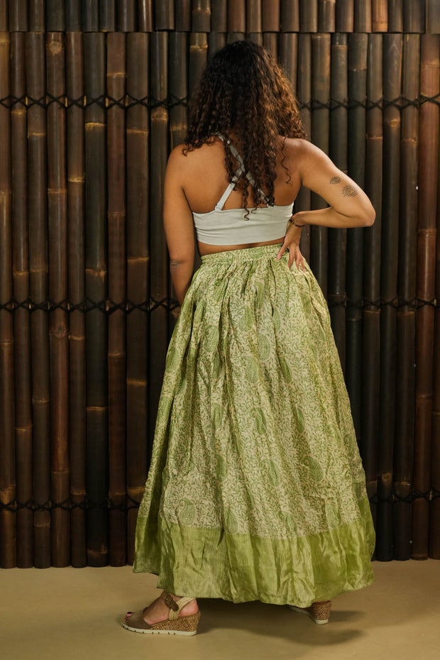 Bohemian Sustainable Fashion - Skirt 'Taonga' | Single Slit | XXS - M - Uma Nomad