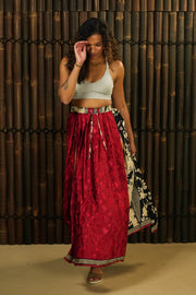 Bohemian Sustainable Fashion - Skirt 'Taonga' | Double Slit | XXS - M - Uma Nomad