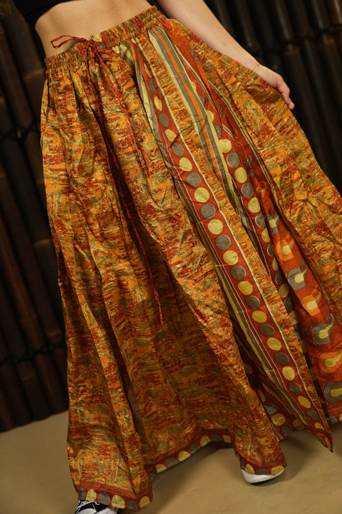 Bohemian Sustainable Fashion - Skirt 'Taonga' • Double Slit • XXS - L - Uma Nomad