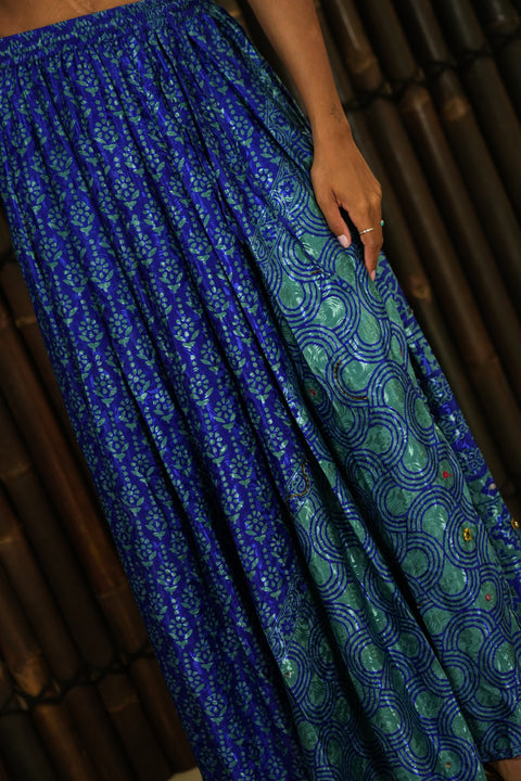 Bohemian Sustainable Fashion - Skirt 'Taonga' | Single Slit - Uma Nomad
