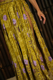 Bohemian Sustainable Fashion - Skirt 'Taonga' | Double Slit - Uma Nomad