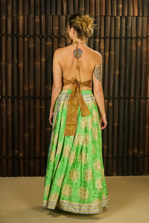 Bohemian Sustainable Fashion - Skirt 'Taonga' | Double Slit - Uma Nomad