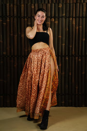 Bohemian Sustainable Fashion - Skirt 'Taonga' • Double Slit • XXS - L - Uma Nomad