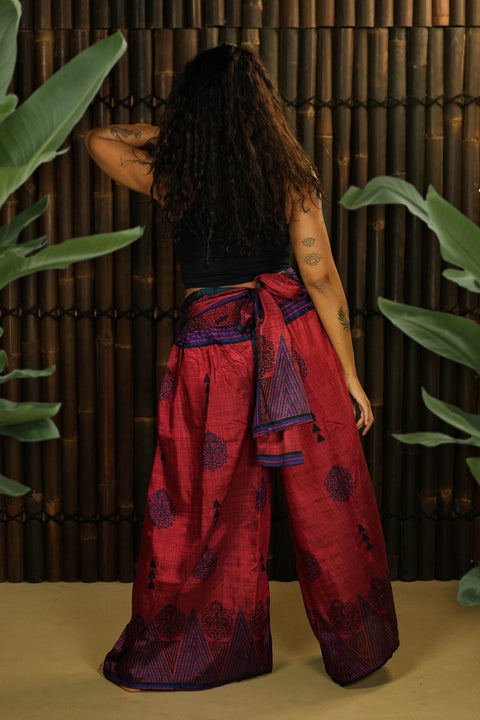 Bohemian Sustainable Fashion - Trousers 'Besa' • M-XXL - Uma Nomad