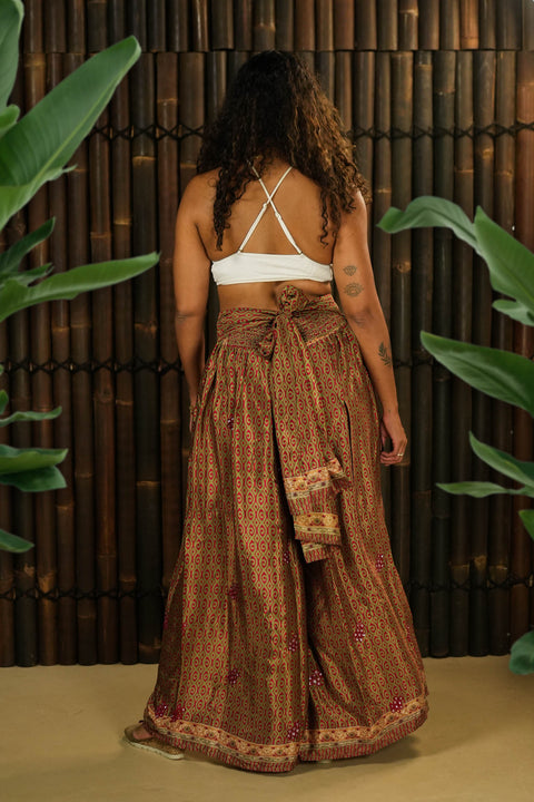 Bohemian Sustainable Fashion - Trousers 'Besa' • L/XXXL - RESERVED FOR AMBER - Uma Nomad