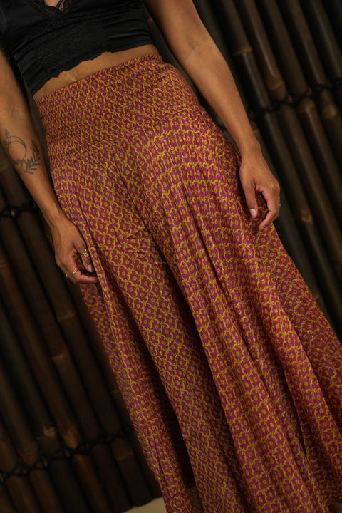 Bohemian Sustainable Fashion - Trousers 'Chatra' - with imperfection-RESERVED FOR CHRISTIANE - Uma Nomad