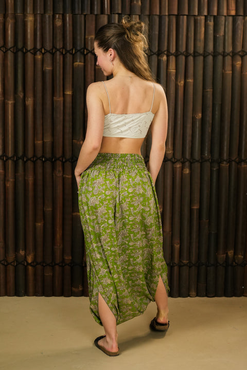Bohemian Sustainable Fashion - Harem trousers-skirt 'Delara' - Reserved for Shanti - Uma Nomad