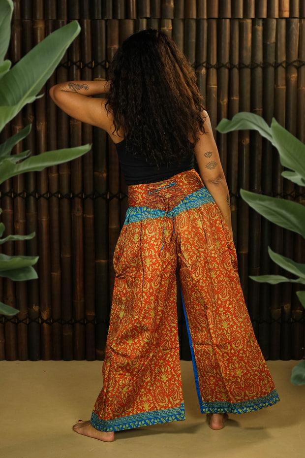 Bohemian Sustainable Fashion - Trousers 'Hygge' • L-XL • With lining - Uma Nomad