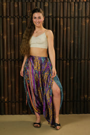 Bohemian Sustainable Fashion - Harem trousers-skirt 'Kefi' Reserved for Bethany - Uma Nomad