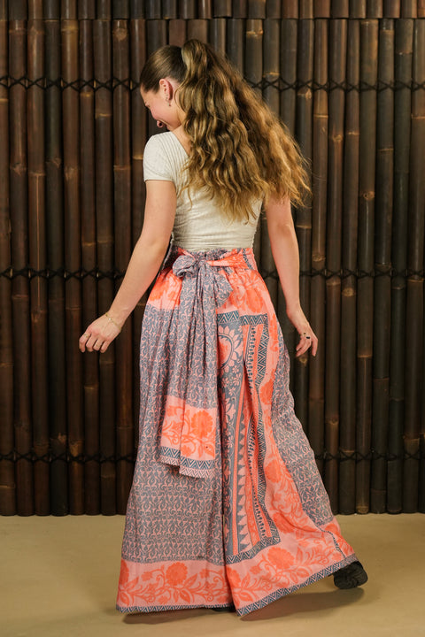Bohemian Sustainable Fashion - Trousers 'Besa' • L/XXXL - with imperfections - Uma Nomad