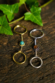 Bohemian Sustainable Fashion - Chain ring 'raina' - Uma Nomad