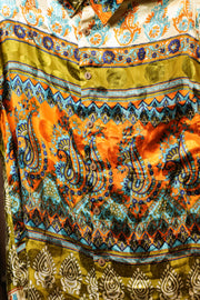 Bohemian Sustainable Fashion - Set of men's Shirt and Shorts 'Zephyr' - Medium - Uma Nomad