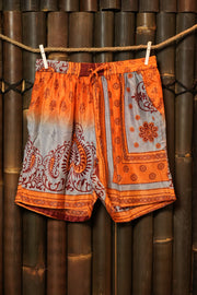 Bohemian Sustainable Fashion - Set of men's Shirt and Shorts 'Zephyr' - Small - Uma Nomad