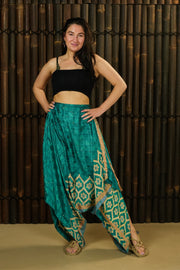 Bohemian Sustainable Fashion - Harem trousers 'Kefi' - Uma Nomad